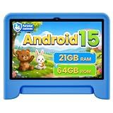 Android 15 Kids Tablet 10.1 Inch, Octa-Core Processor, Case Included,Blue