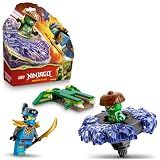 LEGO NINJAGO NYA vs. Mutation Monster Spinner Building Toy for Boys & Girls - Ninja Toy Figures & Playset for Kids, Ages 6+ - Includes 2 Minifigures for Pretend Play - Gift Idea for Birthdays - 71849