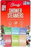 Cleverfy Shower Steamers Aromatherapy – Stocking Stuffers for Teen Girls, Women and Wife – Christmas Gifts for Teens and Women – White Elephant Gifts for Adults – 6 Tablets
