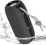 Monster S320 Bluetooth Speaker, 40W True Wireless,360° Stereo Sound Effect,IPX7 Waterproof, 32 Hour Playing Time,Suitable for Outdoor Portable Speaker (Black).