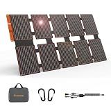 FlexSolar 100W Foldable Portable Solar Panel Charger IP67 Waterproof