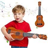 Kids Toy Ukulele Guitar,17 Inch Classical Guitar Musical Toy,4 Strings Guitar Ukulele Educational Learning Toy for Toddlers and Preschoolers