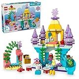 LEGO DUPLO Disney Ariel’s Magical Underwater Palace Building Toy Set - The Little Mermaid Toy for Girls & Boys, Ages 2+ - Toddler Preschool Sensory Toy with Disney Princess Minifigure - 10435