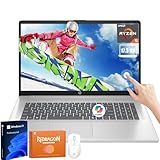 HP 17.3 Touchscreen Laptop for Business, AMD Ryzen 5 Processor, 32 GB RAM, 1 TB SSD, 17.3" HD+ Anti-Glare, Wi-Fi 6, Copilot-AI, 128 GB USB Flash Drive, HP Fast Charge, Windows11 Pro, W/REDRAGON Mouse