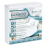 PlushDeluxe Bamboo Waterproof Mattress Protector, King Size, Ultra Soft