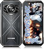 DOOGEE S Cyber Rugged Smartphone, Android 14, 10800mAh Battery Rugged Phone, 20GB RAM +256GB ROM, Expandable to 1TB, 6.58” FHD+ IPS, 50MP AI Camera, Dual SIM 4G, Face Unlock, NFC, OTG(Sliver)