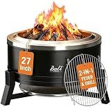 BALI OUTDOORS 27 inch Smokeless Firepit Outdoor