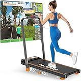 2025 Upgrade Walking Pad Treadmill with 8% Incline & Handle Bar, Walking Pad 3.5HP 300+ LB Capacity, Small Treadmill for Home Office, Under Desk Walking Pad Compact, 0.6-6mph, with Remote, Smart App