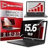 SightPro 15.6 Inch 16:9 Laptop Privacy Screen Filter - Computer Monitor Privacy Shield and Anti-Glare Protector