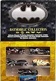 Hot Wheels 1:64 Scale Die-Cast Toy Cars, Set of 5 Batman 85th Anniversary Vehicles Featuring 5 Different Batmobile Replicas in Commemorative Packaging (Amazon Exclusive)