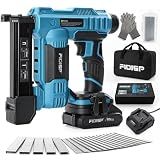 FIDISP 18 Gauge Cordless Nail Gun, 2 in 1 Nail Gun Cordless with Battery