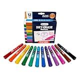 Crayola Take Note Dry Erase Markers for School (12ct) Teacher Supplies, Chisel Tip Whiteboard Markers, Essential Classroom Must Haves, Low Odor