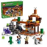 LEGO Minecraft The Badlands Mineshaft Video Game Toy, Mining Exploration Set with Minecraft Minifigures, Birthday Gift for Boys and Girls, Action Packed Minecraft Toy for Kids Ages 8 and Up, 21263