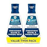 Crest Pro-Health Advanced Mouthwash, Alcohol Free, Extra Whitening, Energizing Mint Flavor, 2x946mL (32 fl oz)
