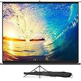 PropVue Projector Screen with Stand 120 inch - Indoor and Outdoor Projection Screen for Movie or Office Presentation - 4:3 HD Premium Wrinkle-Free Tripod Screen