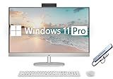 HP 27" FHD Touch-Screen All-in-One Computer, 12-Cores Intel Core Ultra 7, 64GB DDR5 RAM 2.5TB Storage (2TB SSD+512GB Docking Station Set), Windows 11 Pro with Microsoft Office Included, White