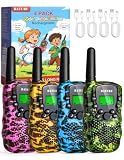 Walkie Talkies for Kids 4 Pack Rechargeable Outdoor Toys Gifts Boys Girls