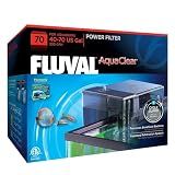 AquaClear 70 Power Filter, Fish Tank Filter for 40- to 70-Gallon Aquariums, Black