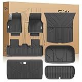 3W Tesla New Model Y Juniper 2025 2026 Floor Mats, Not for Standard