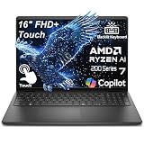 Dell 16" Touchscreen Laptop 2026, AMD Ryzen 7 170, 16GB DDR5, 256GB SSD