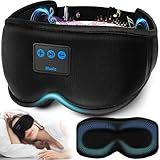 Sleep Headphones, HILDCROA Sleep Mask with Bluetooth Headphones, Sleeping Headphones for Side Sleeper, Bluetooth Eye Mask for Sleeping, Meditation & Travel