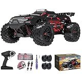 Remote Control Car 1:18 All Terrain RC Cars, 40 KPH High Speed Remote Control Truck, 4WD Electric Vehicle, Off-Road RC Truck with 2 Rechargeable Batteries, 2.4Ghz Remote Control Car for Kids & Adults