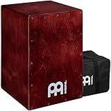 Snare Cajon Box Drum with Bag Bundle For Acoustic Music — MADE IN EUROPE — Baltic Birch Wood, Play with Your Hands, Full Size, 2-YEAR WARRANTY