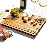 Personalized Cutting Board, Custom Bamboo Engraved Charcuterie Boards - Best Present for Wedding, Bridal Shower, Engagement, Anniversary, Housewarming, Gift Idea for Couples Bride, Parent, Family