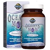 Garden of Life Oceans Mom Prenatal Fish Oil DHA, Omega 3 Supplement - Strawberry, 350mg Prenatal DHA Pregnancy Fish Oil Support for Mamas, Babys Brain & Eye Development, 30 Small Softgels
