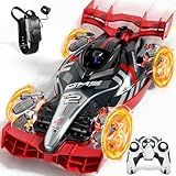 Tubokoro Remote Control Cars, 2.4GHz RC Stunt Cars for Boys Kids Adults, 1:12 Monster RC Truck Off Road with Light & Music, Gifts for 8 9 10 11 12 13 14 15 16+ Years Old Boys Girls Adults