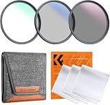 K&F CONCEPT 55mm UV/CPL/ND Lens Filter Kit
