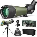 Gosky Flagship Spotting Scope 25-75x80 with Tripod for Target Shooting