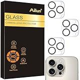 Ailun 3 Pack Camera Lens Protector for iPhone 15 Pro & iPhone 15 Pro Max,Tempered Glass,9H Hardness,Ultra HD,Anti-Scratch,Easy to Install,Case Friendly [Does not Affect Night Shots]