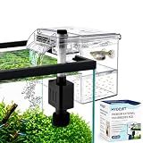 External Fish Breeder Box for Fish Tank with USB Pump Aquarium Breeding Box