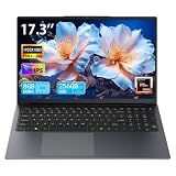 IJKKJI 17 Inch Laptop with Ryzen 5, 8GB RAM, 256 GB SSD, FHD IPS Display, Backlit Keyboard, Webcam,RJ45, Dual Wi-Fi, Bluetooth 5.0, HDMI, USB 3.0, Type-C Full Function