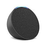 Amazon Echo Pop (newest model), Our smallest Alexa speaker, Fits in any room, Charcoal