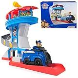 Paw Patrol Lookout Tower, 20-Inch Tower with Chase Action Figures, Rescue Vehicle & Launcher, Kids Toys for Boys & Girls Ages 3 and Up