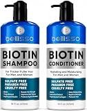 BELLISSO Biotin Shampoo and Conditioner Set - Sulfate & Paraben Free