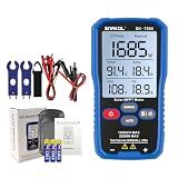 Solar MPPT Power Tester for Photovoltaic Modules, 2200 W, 150 V DC Max, 45 A, Automatic & Manual Power Measurement, Voc Isc Vmp Pmax, 3.2" LCD with Backlight, Portable PV Tester (SK-705X)