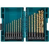 Makita B-65399 Impact Gold 14 Pc. Titanium Drill Bit Set, 1/4 in. Hex Shank