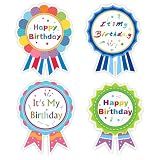 120 Pcs Happy Birthday Badge Stickers It's My Birthday Stickers for Kids Home Classroom Birthday Party Decoration