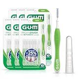 GUM Proxabrush Go-Betweens Tight Interdental Brushes, 10 Count (6 Pack)