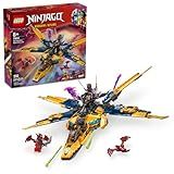 LEGO NINJAGO Ras and Arin's Super Storm Jet Toy - Building Toy for Kids, Boys and Girls, Ages 8+ - Airplane Toy with Detachable Drone and 3 Minifigures - Gift Idea for Birthdays - 71833