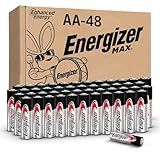 Energizer MAX AA Batteries, Double A Alkaline Batteries (48 Pack)