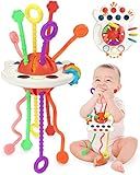 Yetonamr Baby Sensory Montessori Toys for 6-12-18 Months, Pull String Developmental Toys, Toddler Birthday Gift Travel Toy for 1 2 Year Old Boy Girl Infant 8 9 10 Months Old