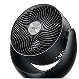 DREO Fan for Bedroom, Table Air Circulator for Whole Room, 11 Inch, 60ft Strong Airflow, 120° adjustable tilt, 20db Low Noise, Quiet, 3 Speeds, 2025 New Desk Fan for Office, Kitchen, Home