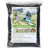 OGORI 25' x 25' Bird Netting Heavy Duty Nylon 3/4" Mesh Garden Netting Protect Fruit Trees, Plants and Vegetables