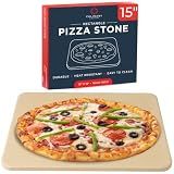 Large Pizza Stone for Oven and Grill – 15 x 12 inch Rectangular Pizza Stone