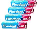 Fixodent Original Denture Adhesive Cream-2.4 oz, 4 pk