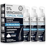 5% Minoxidil Foam– Hair Regrowth Treatment for Men & Women, Prevents Hair Thinning & Strengthens Roots, Minoxidil Foam for Fuller, Healthier Hair